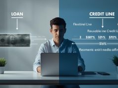 Diferença entre loan e credit line