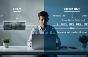 Diferença entre loan e credit line