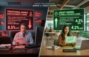 Diferença entre bancos e credit unions para empréstimos